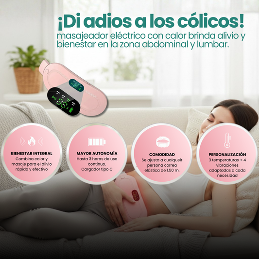 Masajeador Térmico para Cólicos y Relajación