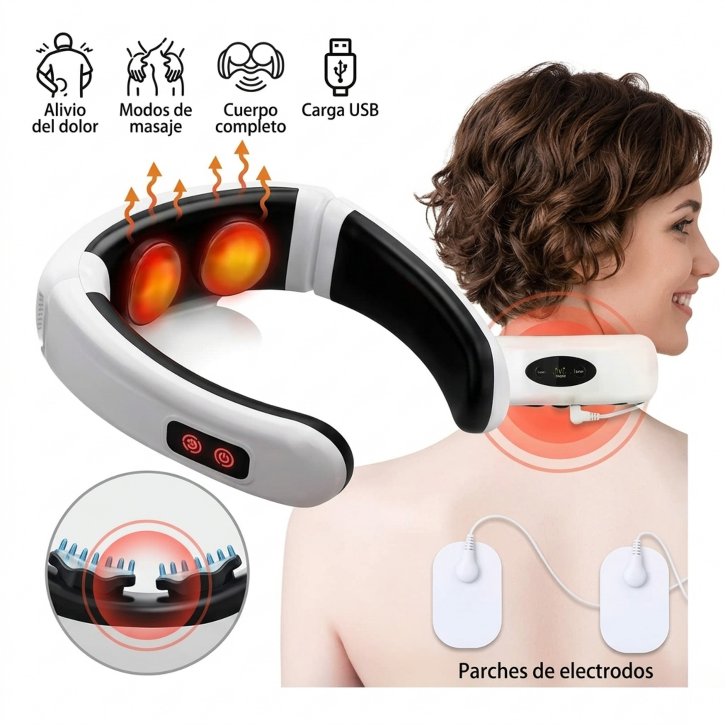 Masajeador Cuello Cervical Eléctrico