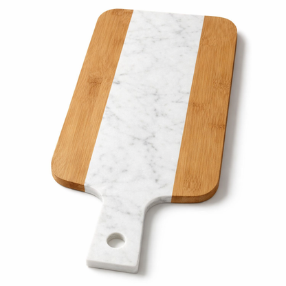 Tabla para Cortar Bambu Marmol Cocina