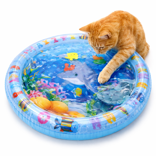 Colchoneta Tapete De Agua Inflable gatos