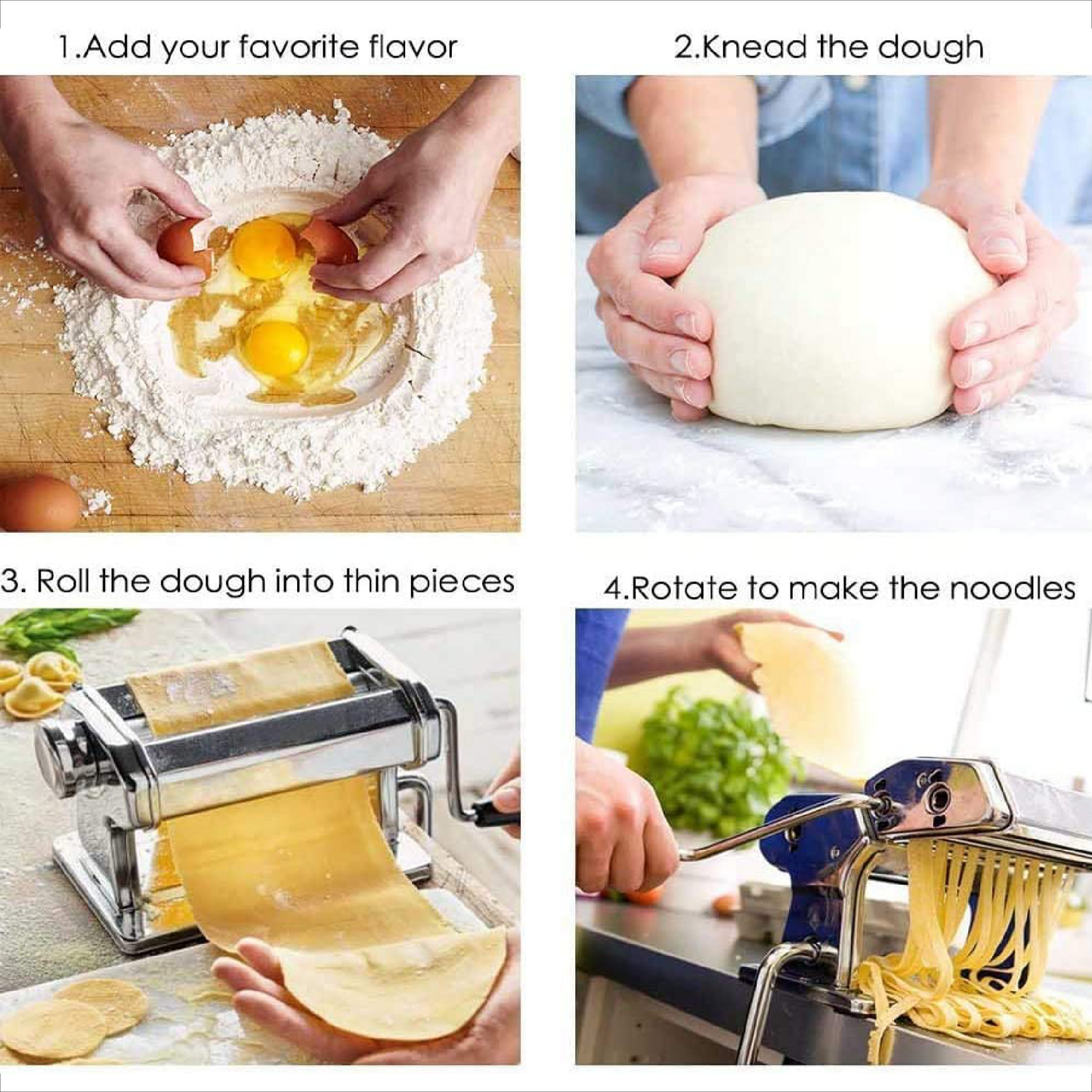 Kit italiano tabla de quesos Bambú mármol + Maquina para hacer Pasta