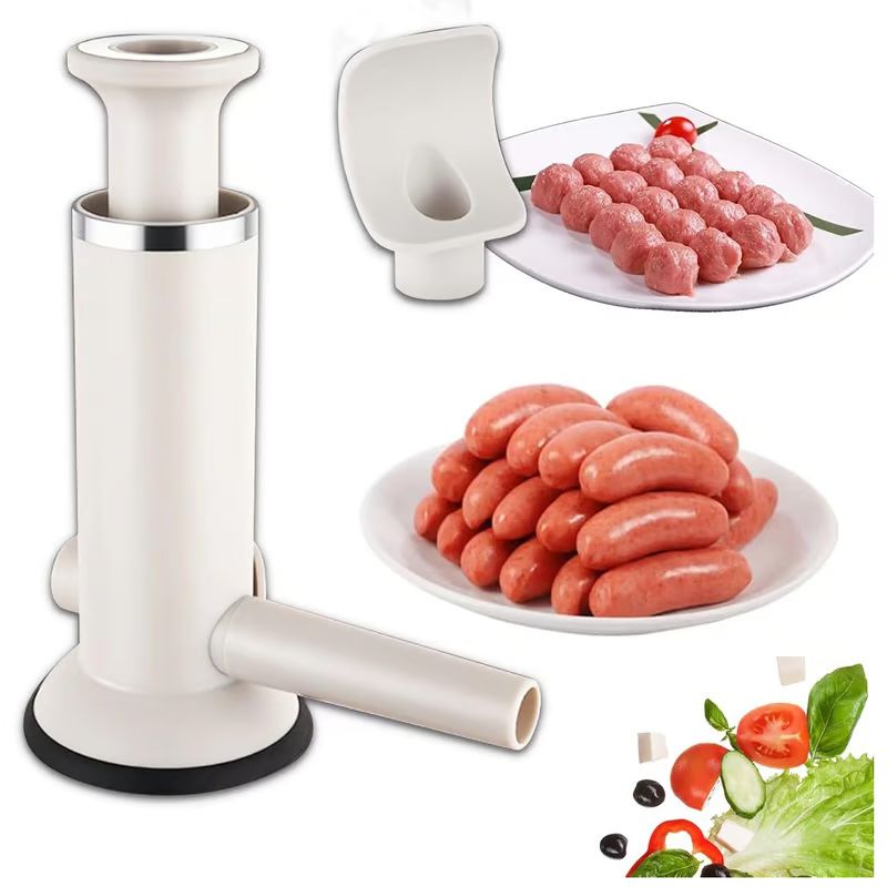 Maquina Embutidor Carne Salchichas Embutidos Manual 2 En 1