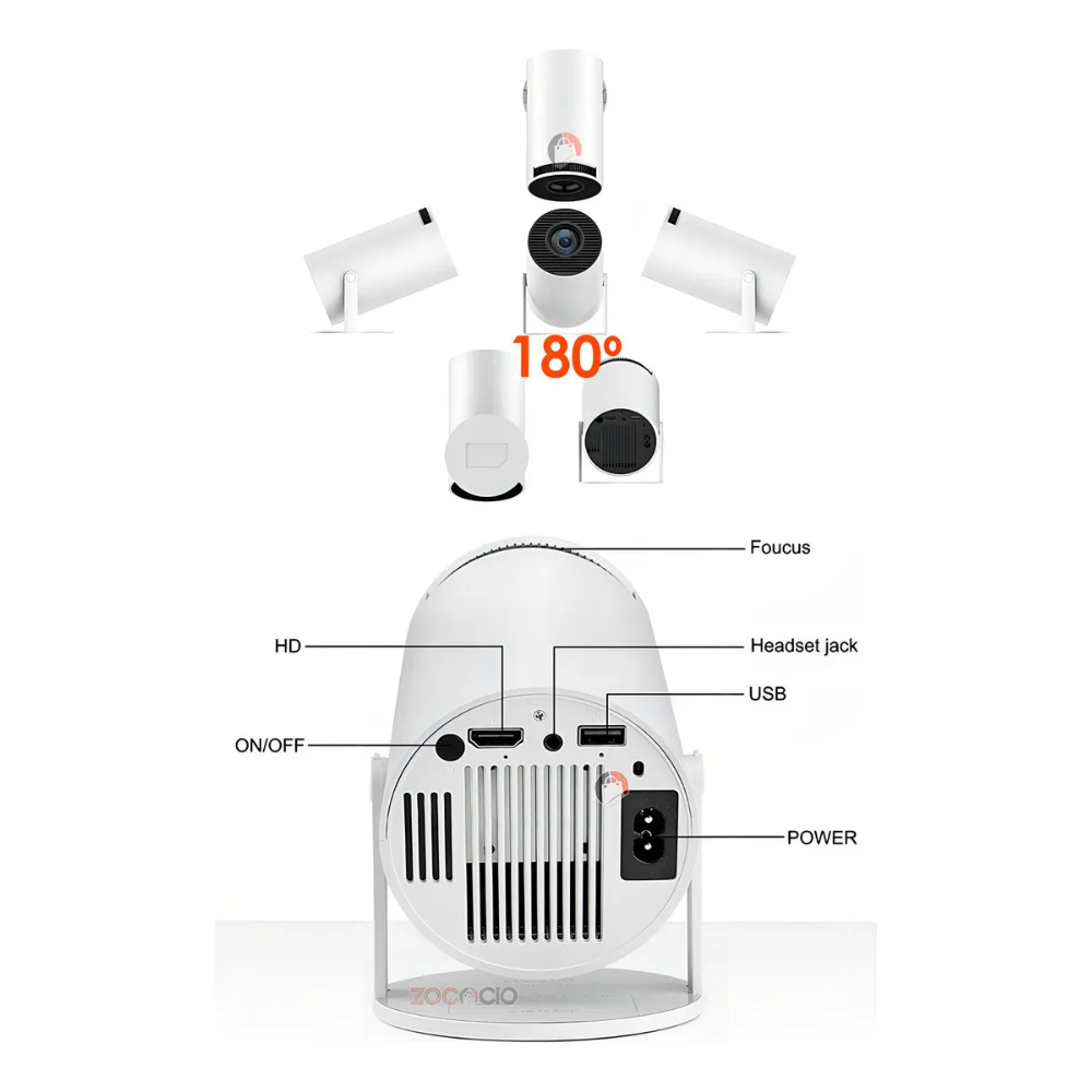 Proyector Smart Para Cine HY300